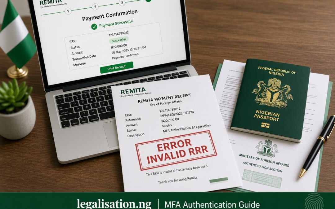 MFA Remita Code and Payment Receipt Problems: What Actually Happens at the Ministry of Foreign Affairs