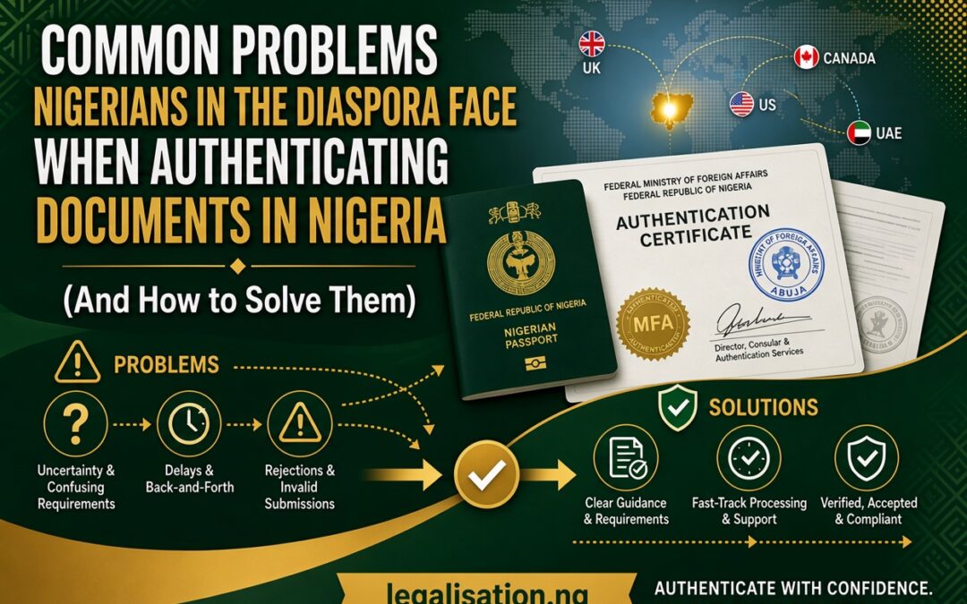 Common Problems Nigerians in the Diaspora Face When Authenticating Documents in Nigeria (And How to Solve Them)